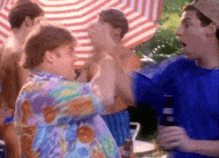 Adam Sandler high five