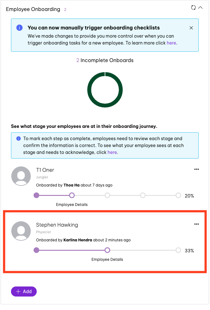 Employee onboarding GT -Product Update July 2022