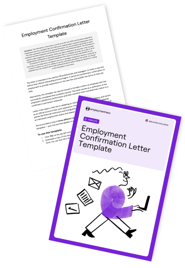 Employment Confirmation Letter Template