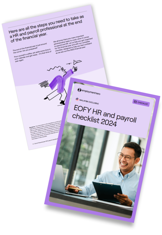 End of Financial Year HR and Payroll Checklist MY downloadable