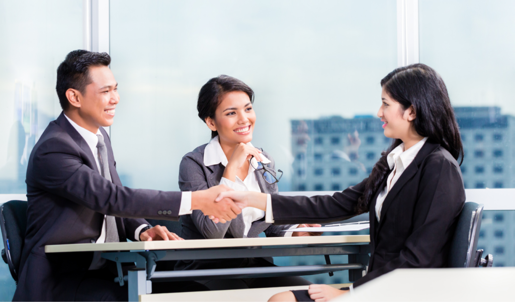 a successful interview session
