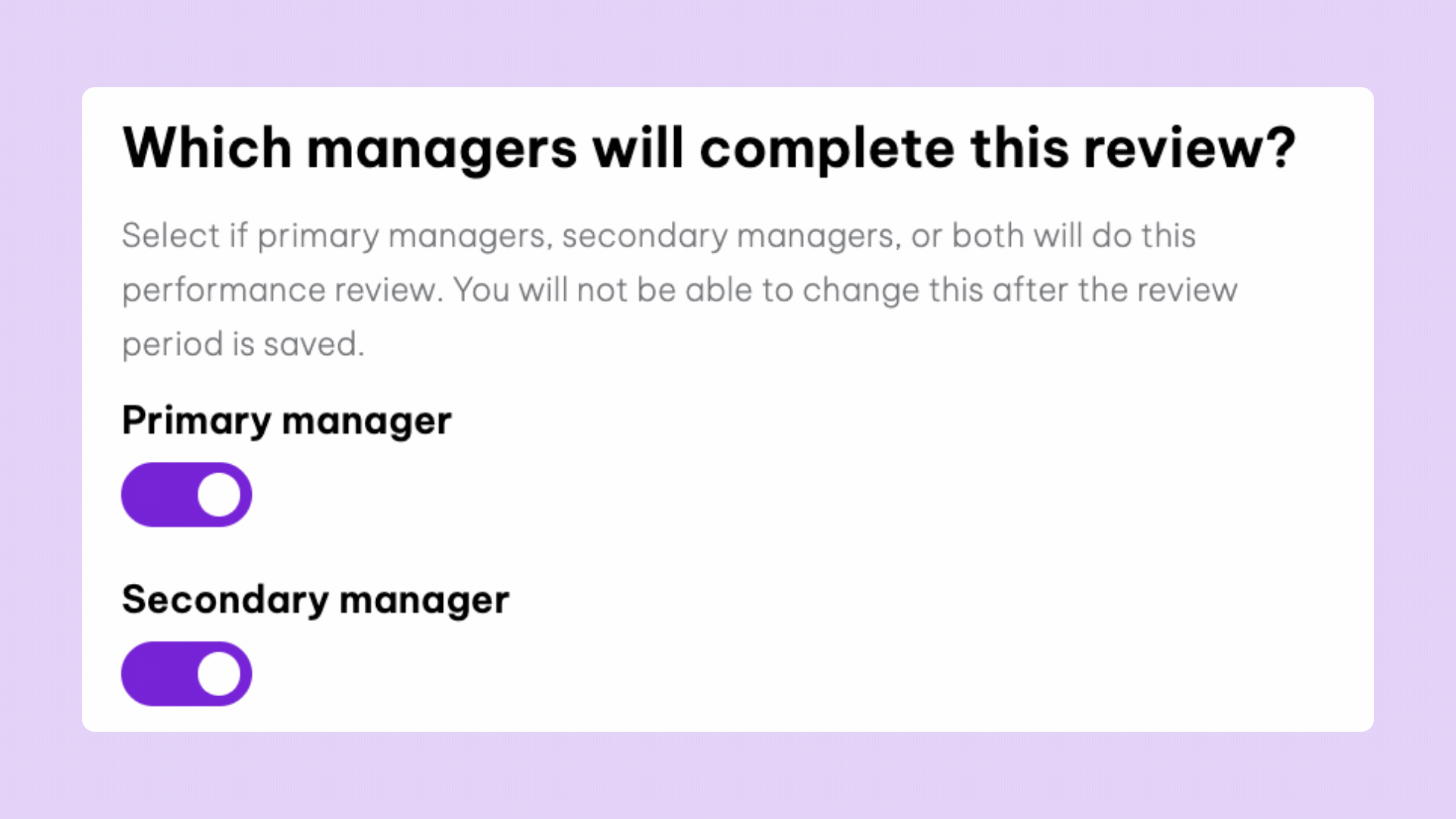 Performance review