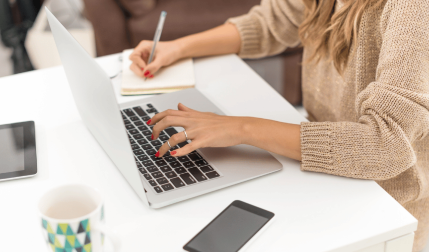 August Product Update - women on her computer
