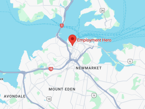 Employment hero NZ Google Maps location