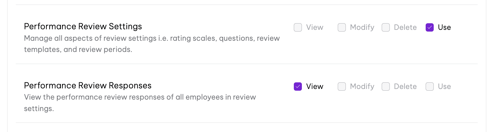 Performance reviews