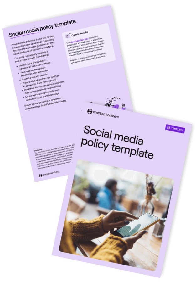 Social Media Policy Template