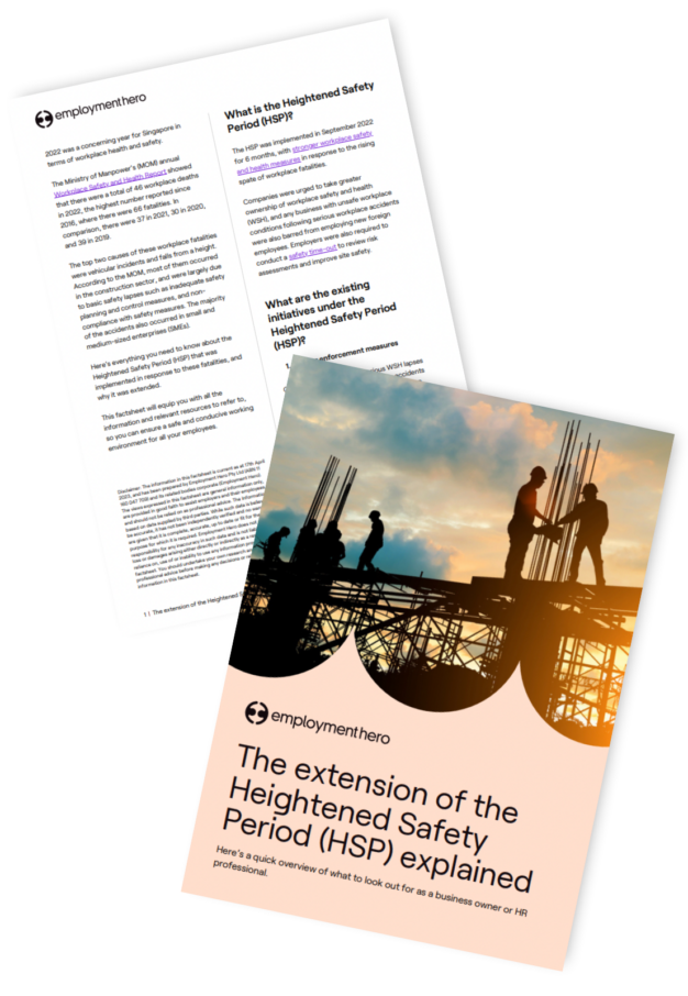 extension of the heightened safety period