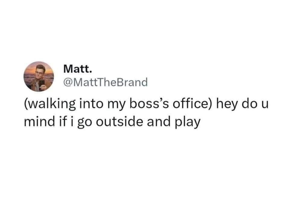 Tweet from @MattTheBrand