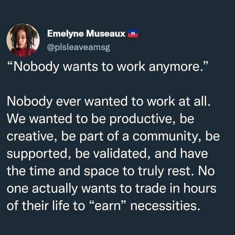 Tweet from Emelyne Museaux