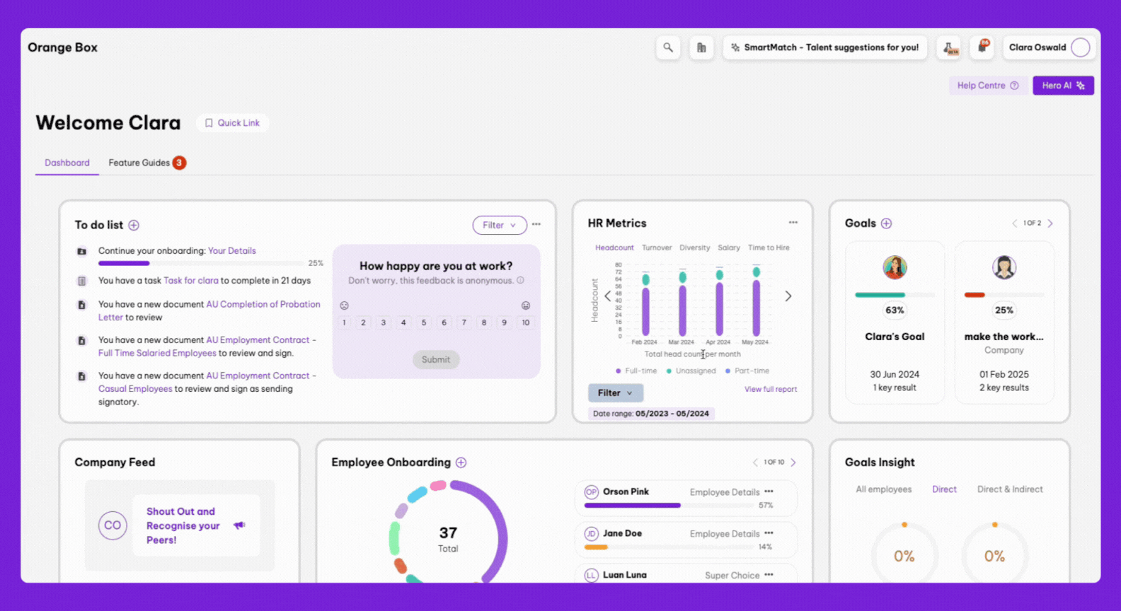 new dashboard