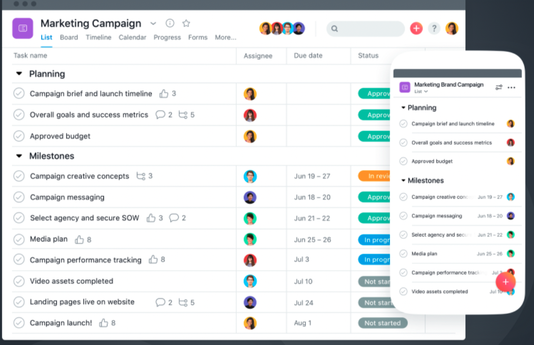 Asana is a powerful project management tool for ticking off those to do lists