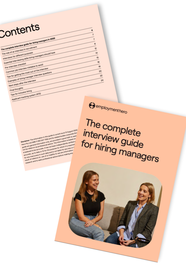 Complete Interview Guide for hiring managers resource screenshot