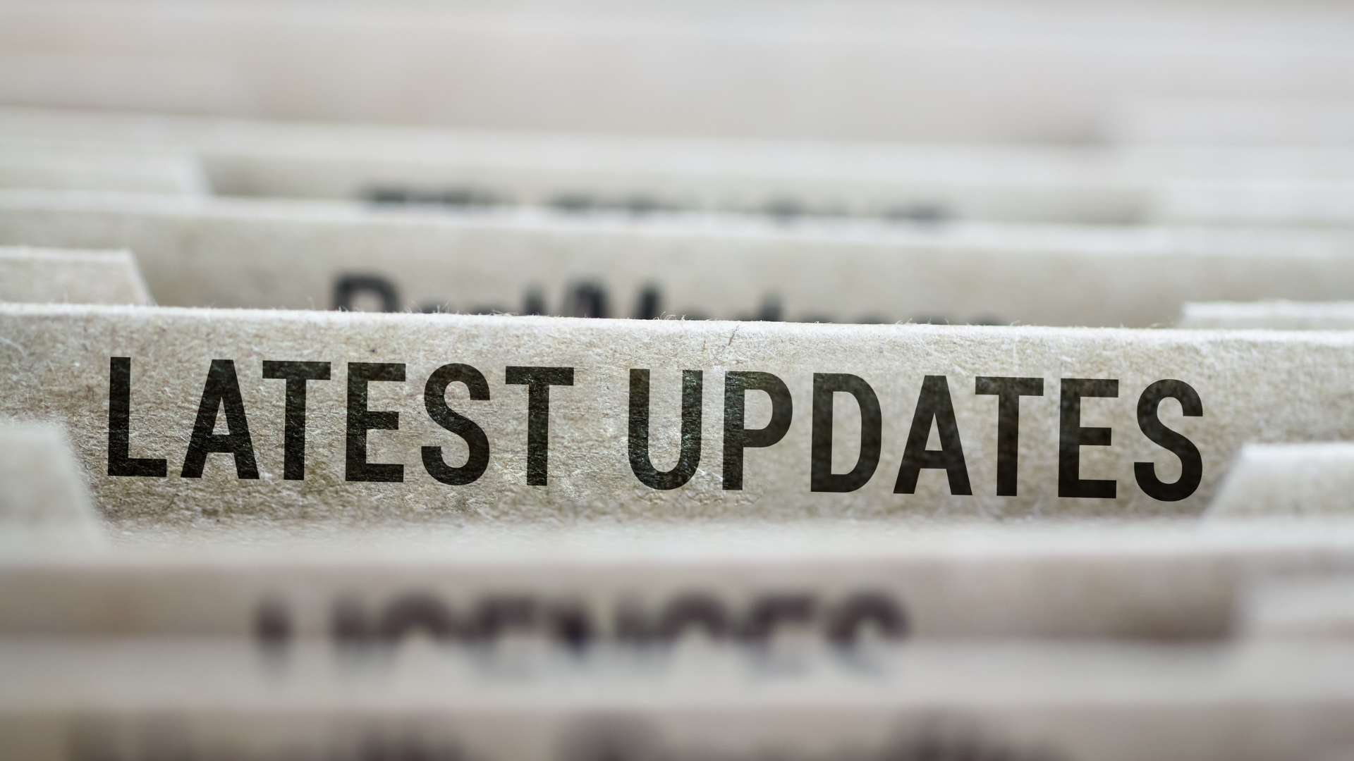 Latest updates