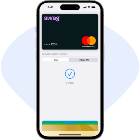 Swag debit Mastercard in Apple Wallet