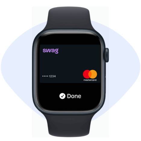 Swag debit Mastercard on Apple Watch