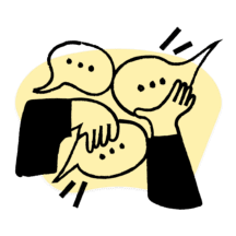 Hiring team collaboration illustration