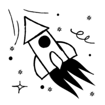 illustration of a spaceship