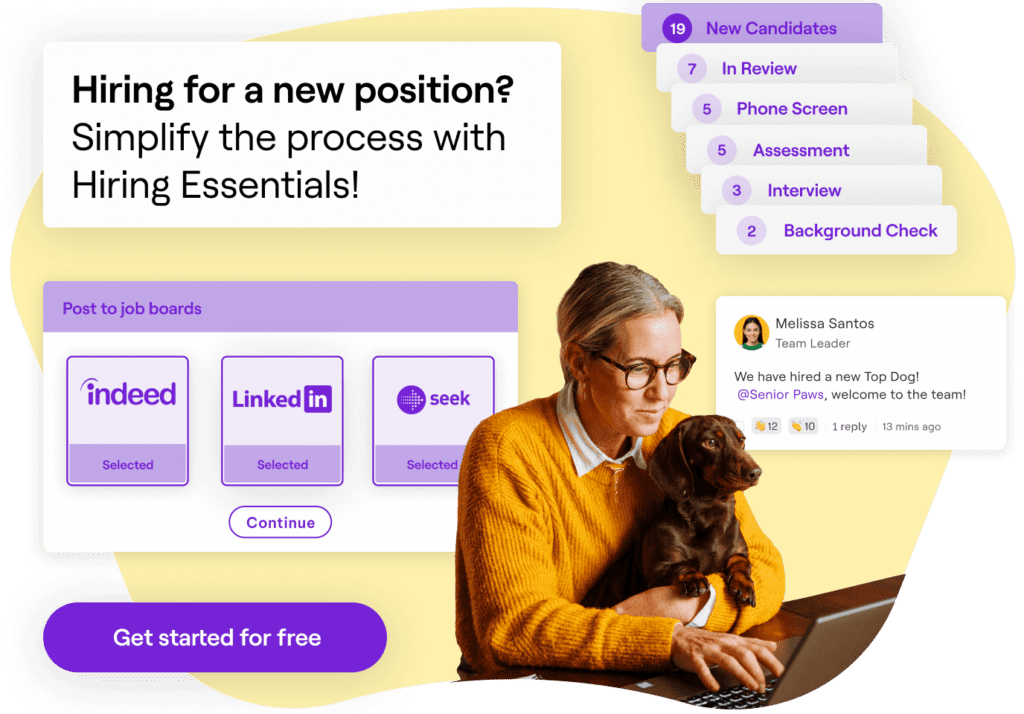 Create a free Hiring Essentials account