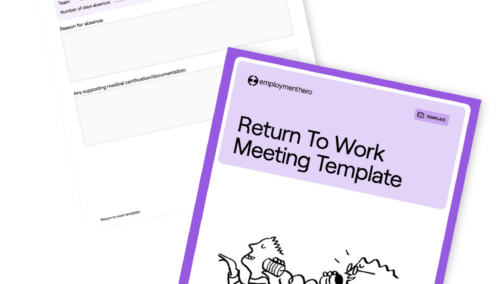Return To Work Meeting Template cover image